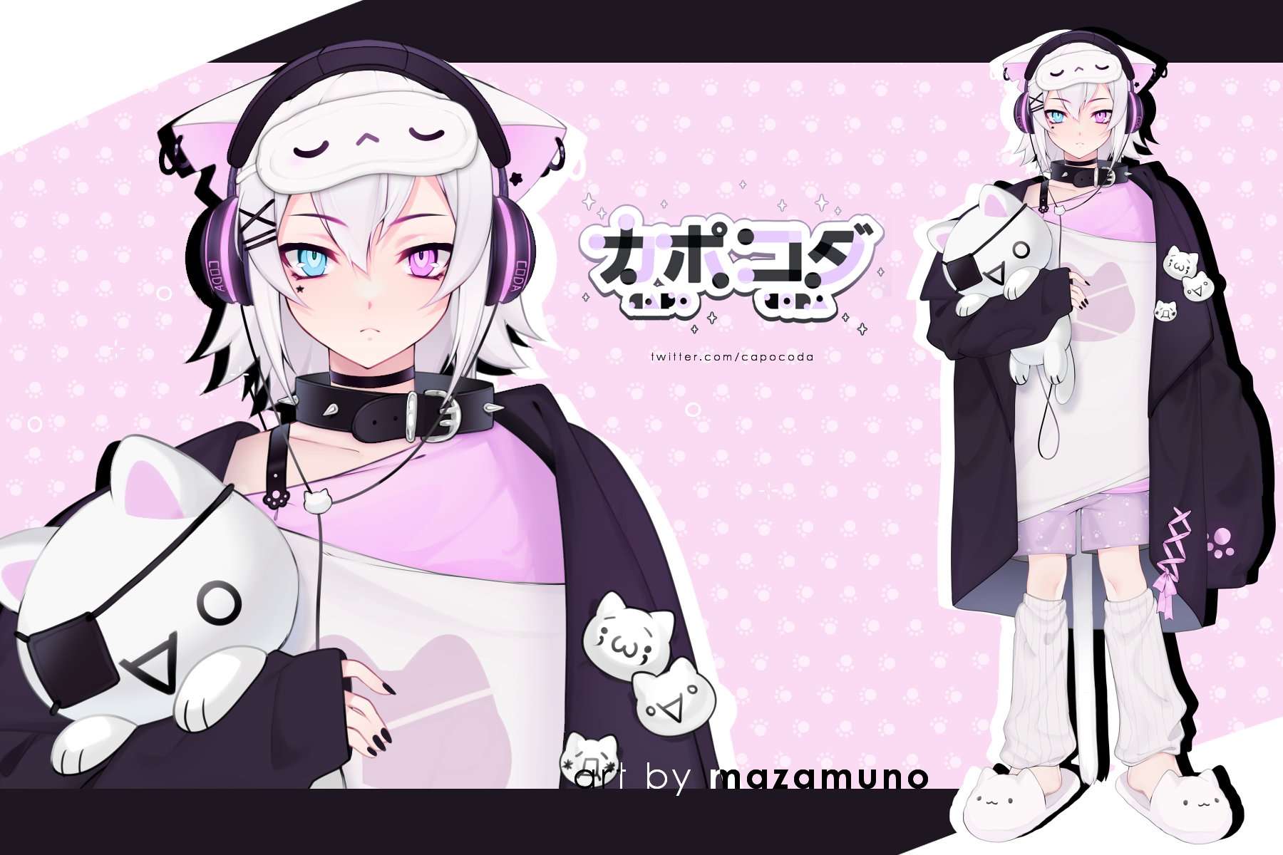 Coda character reference sheet
